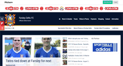 Desktop Screenshot of farsleyceltic.com